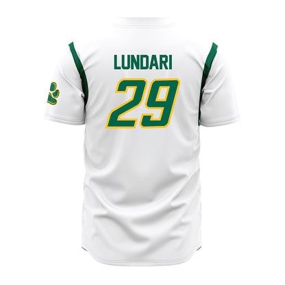 Siena - NCAA Baseball : Ryan Lundari - White Jersey-1