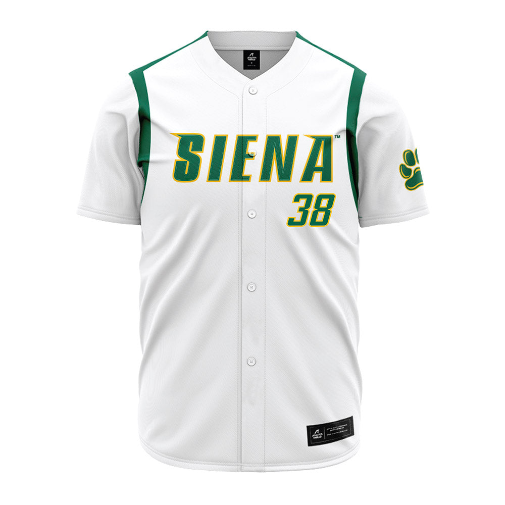 Siena - NCAA Baseball : Jeremy Sangalang - White Jersey