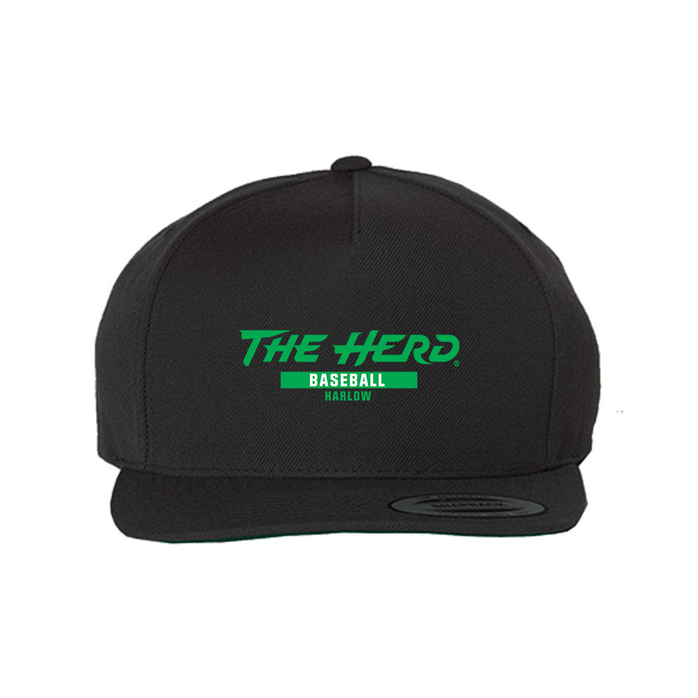 Marshall - NCAA Baseball : Andrew Harlow - Snapback Hat