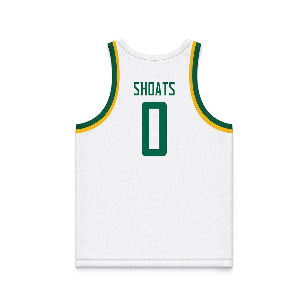 Siena - NCAA Men's Basketball : Justice Shoats - White Basketball Jersey