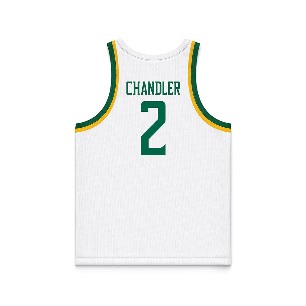 Siena - NCAA Men's Basketball : Antonio Chandler - White Basketball Jersey-1