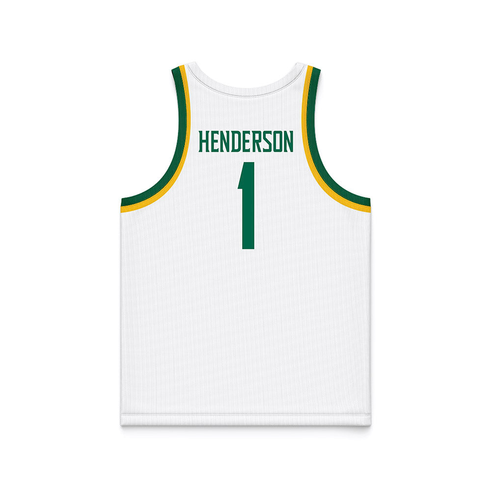 Siena - NCAA Men's Basketball : Isaiah Henderson - White Basketball Jersey-1