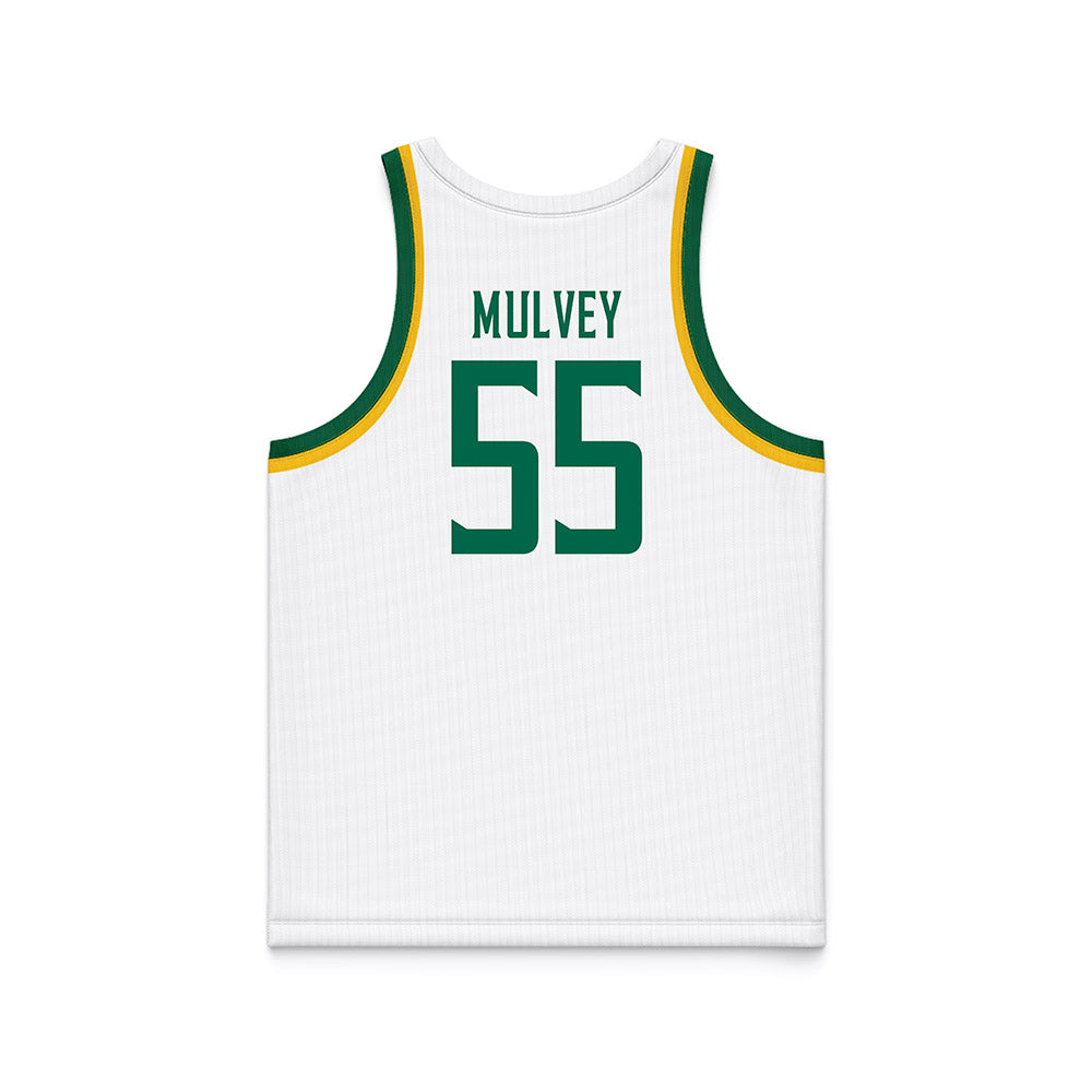 Siena - NCAA Men's Basketball : Riley Mulvey - White Basketball Jersey-1