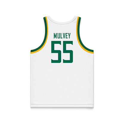 Siena - NCAA Men's Basketball : Riley Mulvey - White Basketball Jersey-1