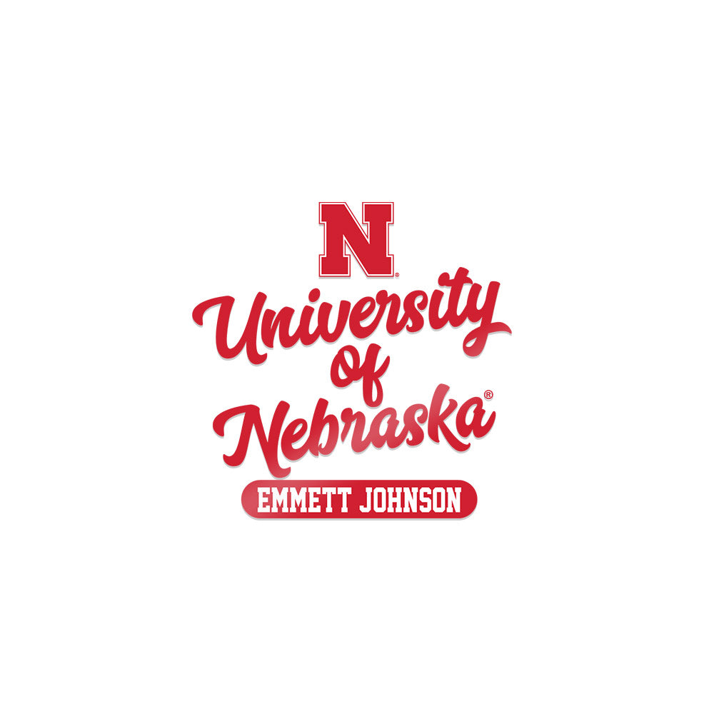 Nebraska - NCAA Football : Emmett Johnson - Sticker-0