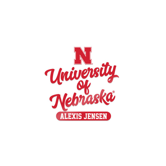 Nebraska - NCAA Softball : Alexis Jensen - Sticker-0