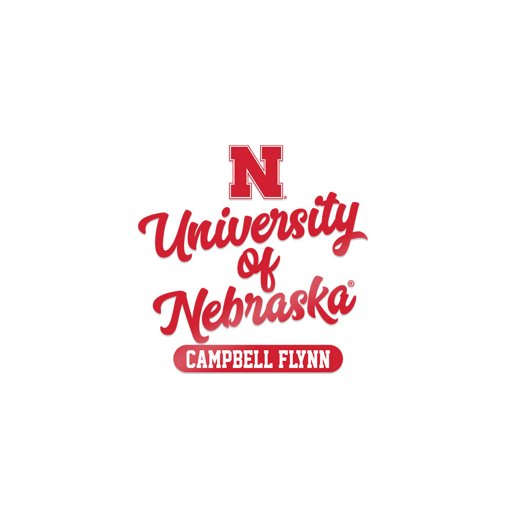 Nebraska - NCAA Women's Volleyball : Campbell Flynn - Sticker-0