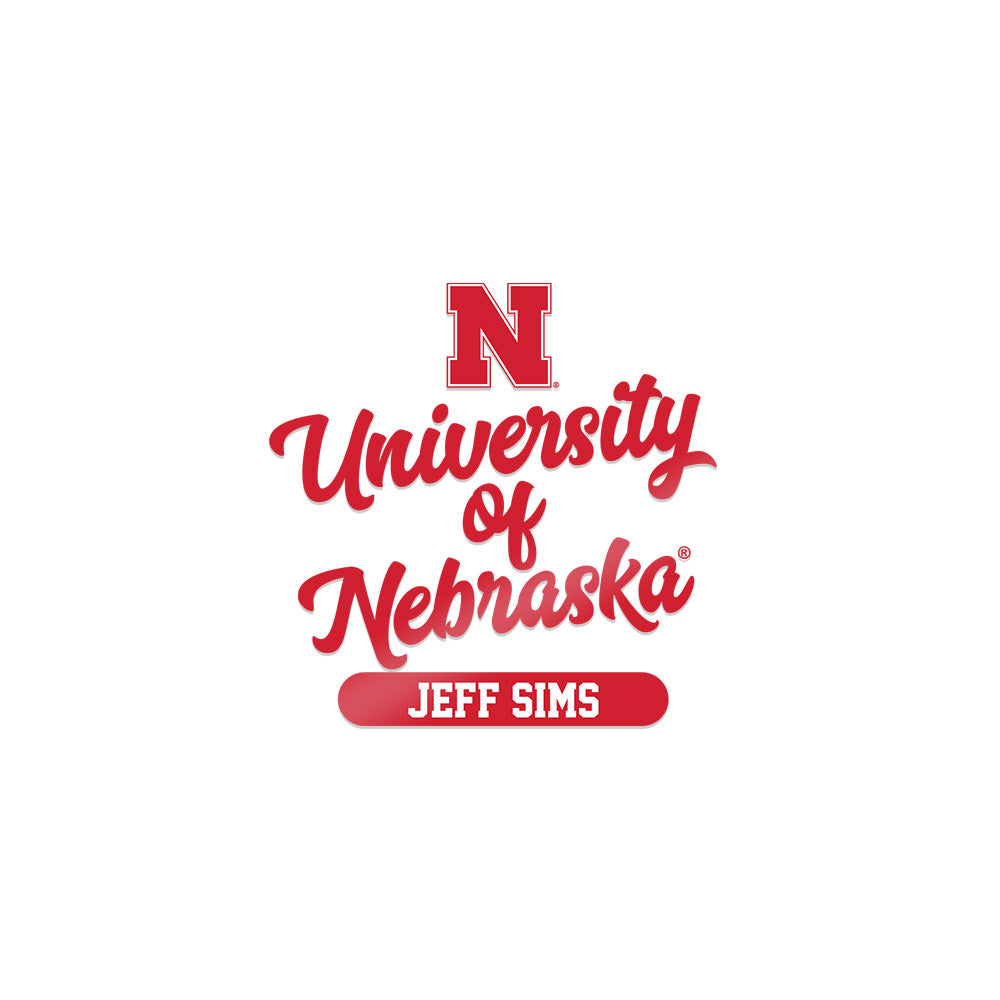 Nebraska - NCAA Football : Jeff Sims - Sticker-0