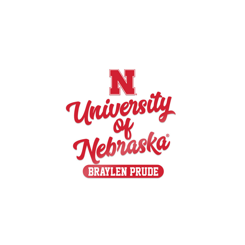 Nebraska - NCAA Football : Braylen Prude - Sticker-0