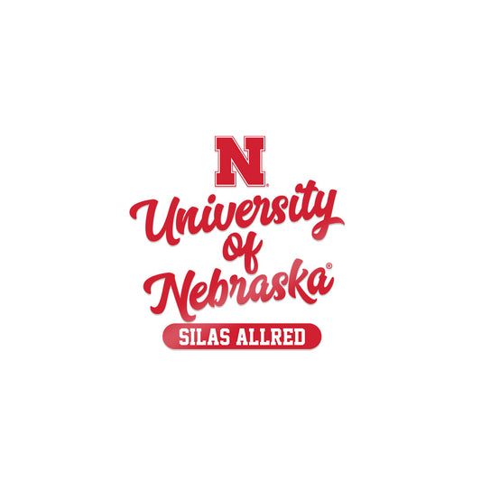 Nebraska - NCAA Wrestling : Silas Allred - Sticker-0