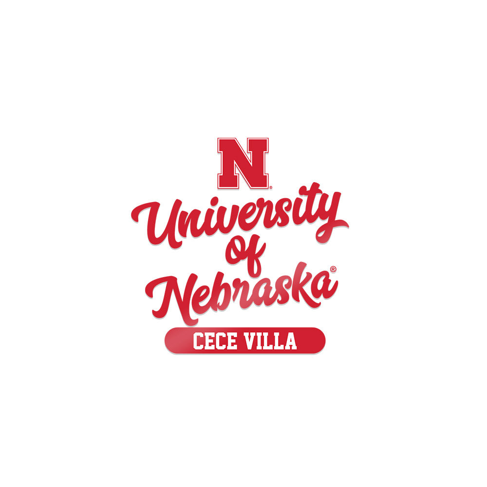 Nebraska - NCAA Women's Soccer : Cece Villa - Sticker-0
