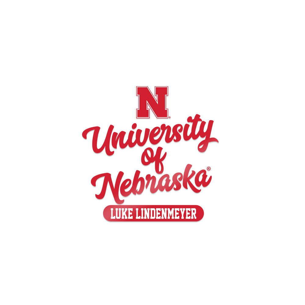Nebraska - NCAA Football : Luke Lindenmeyer - Sticker-0