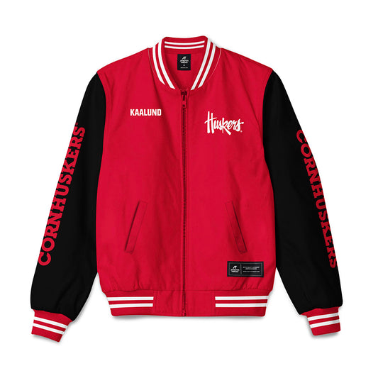 Nebraska - NCAA Men's Track & Field : Garrett Kaalund - Bomber Jacket