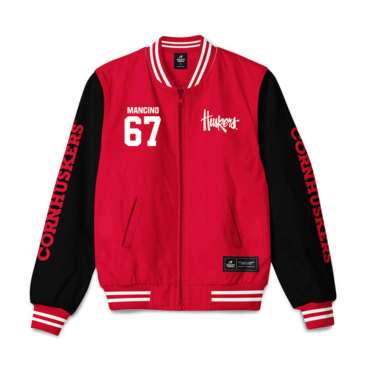 Nebraska - NCAA Football : Joey Mancino - Bomber Jacket