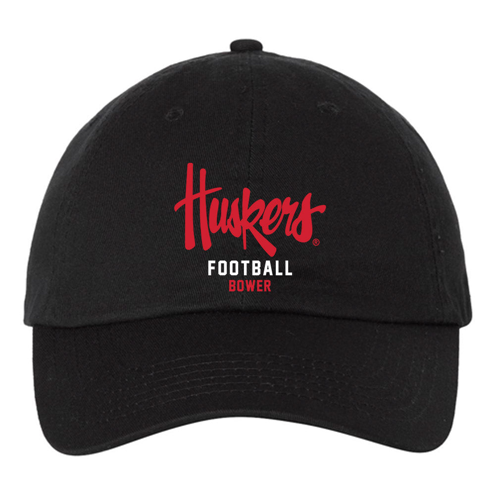 Nebraska - NCAA Football : Jacob Bower - Dad Hat