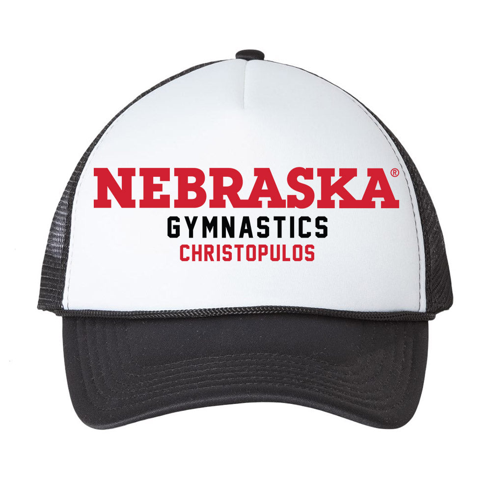 Nebraska - NCAA Men's Gymnastics : Taylor Christopulos - Trucker Hat