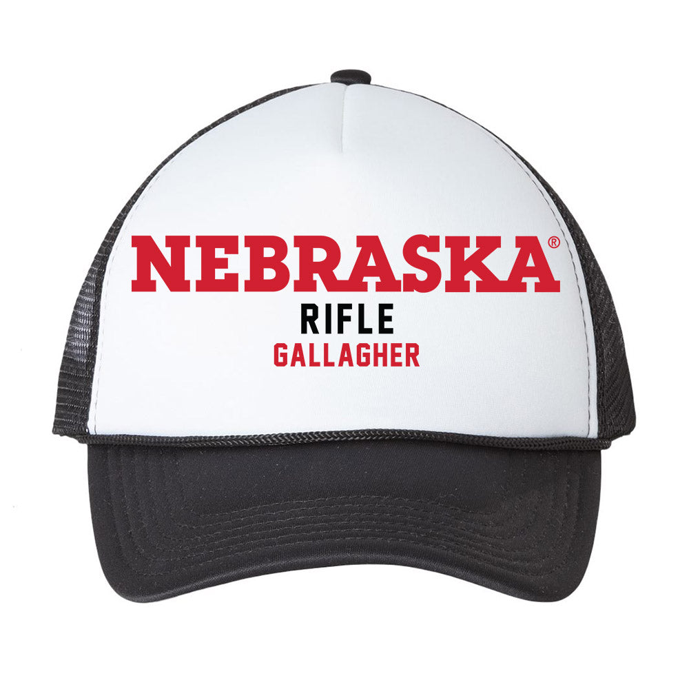 Nebraska - NCAA Rifle : Hannah Gallagher - Trucker Hat-0