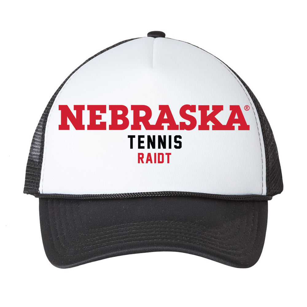Nebraska - NCAA Women's Tennis : Conley Raidt - Trucker Hat-0