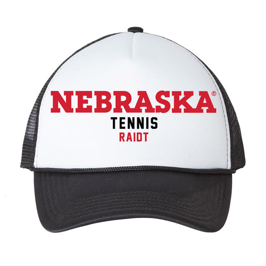 Nebraska - NCAA Women's Tennis : Conley Raidt - Trucker Hat-0