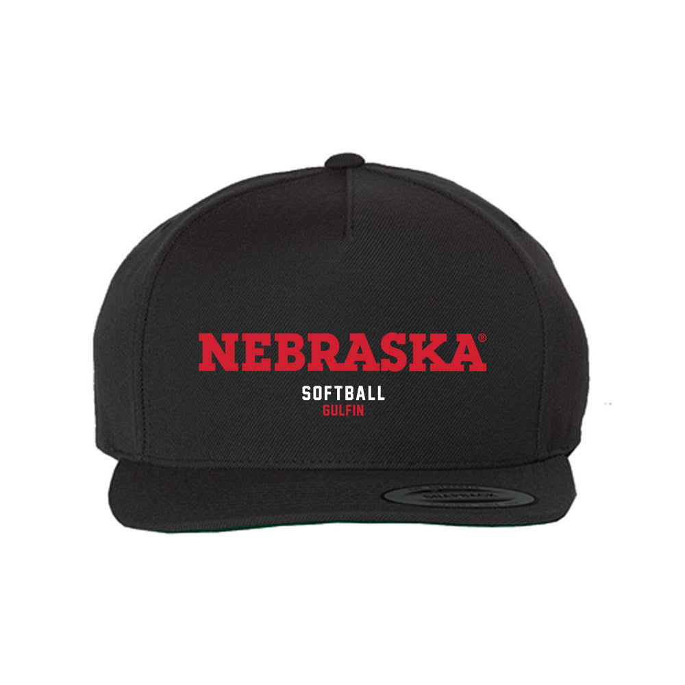 Nebraska - NCAA Softball : Elisa Gulfin - Snapback Hat