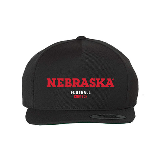 Nebraska - NCAA Football : Brock Knutson - Snapback Hat