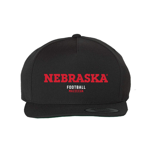 Nebraska - NCAA Football : Micah Mazzccua - Snapback Hat