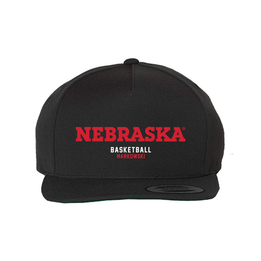 Nebraska - NCAA Women's Basketball : Alexis Markowski - Snapback Hat