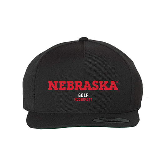 Nebraska - NCAA Men's Golf : Evan McDermott - Snapback Hat