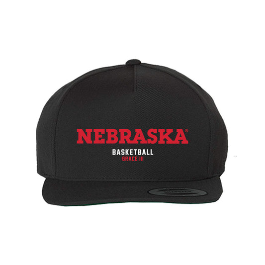 Nebraska - NCAA Men's Basketball : Jeffrey Grace III - Snapback Hat