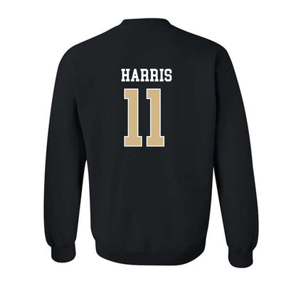 Purdue - NCAA Football : TraMar Harris - Classic Shersey Crewneck Sweatshirt-1