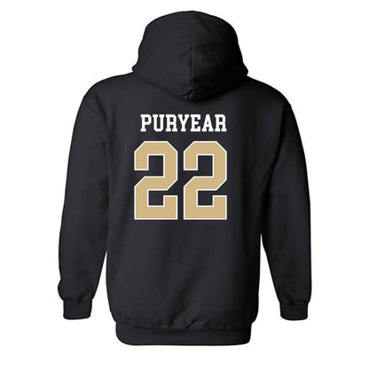 Purdue - NCAA Women's Basketball : Kendall Puryear - Classic Shersey Hooded Sweatshirt-1