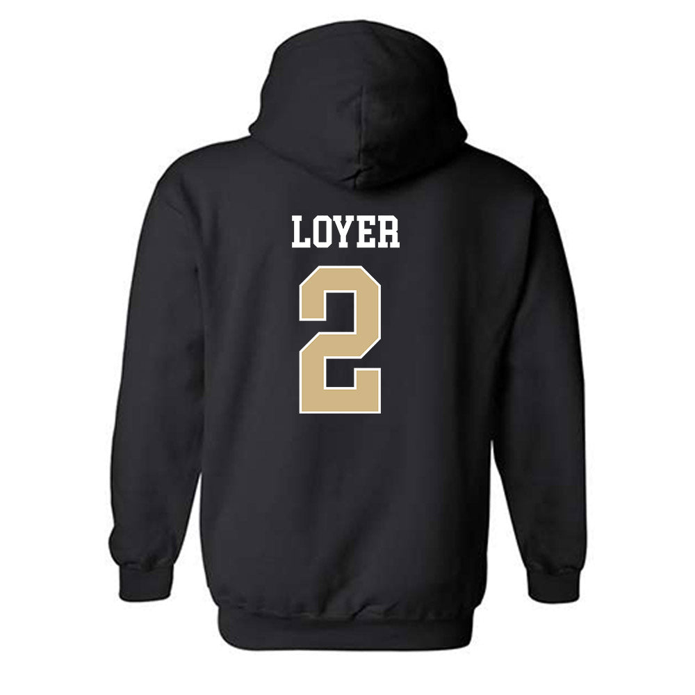 Purdue - NCAA Men's Basketball : Fletcher Loyer - Classic Shersey Hooded Sweatshirt-1