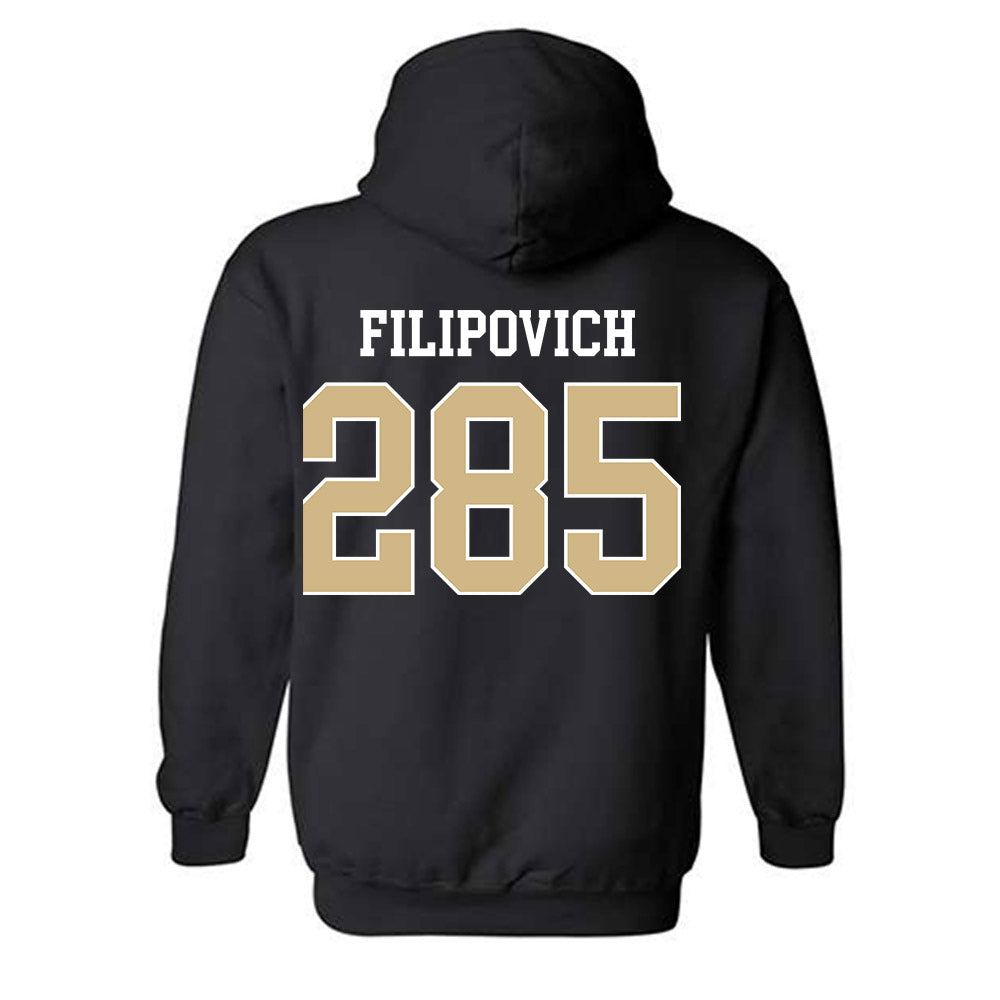 Purdue - NCAA Wrestling : Hayden Filipovich - Classic Shersey Hooded Sweatshirt-1