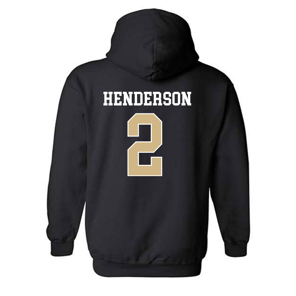 Purdue - NCAA Women's Basketball : Taylor Henderson - Classic Shersey Hooded Sweatshirt-1