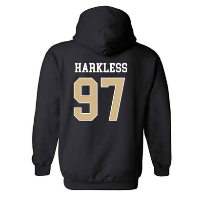 Purdue - NCAA Football : Jamarrion Harkless - Classic Shersey Hooded Sweatshirt