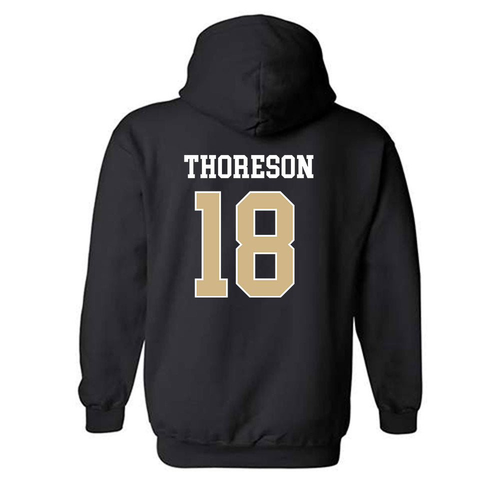 Purdue - NCAA Women's Soccer : Angelina Thoreson - Classic Shersey Hooded Sweatshirt-1