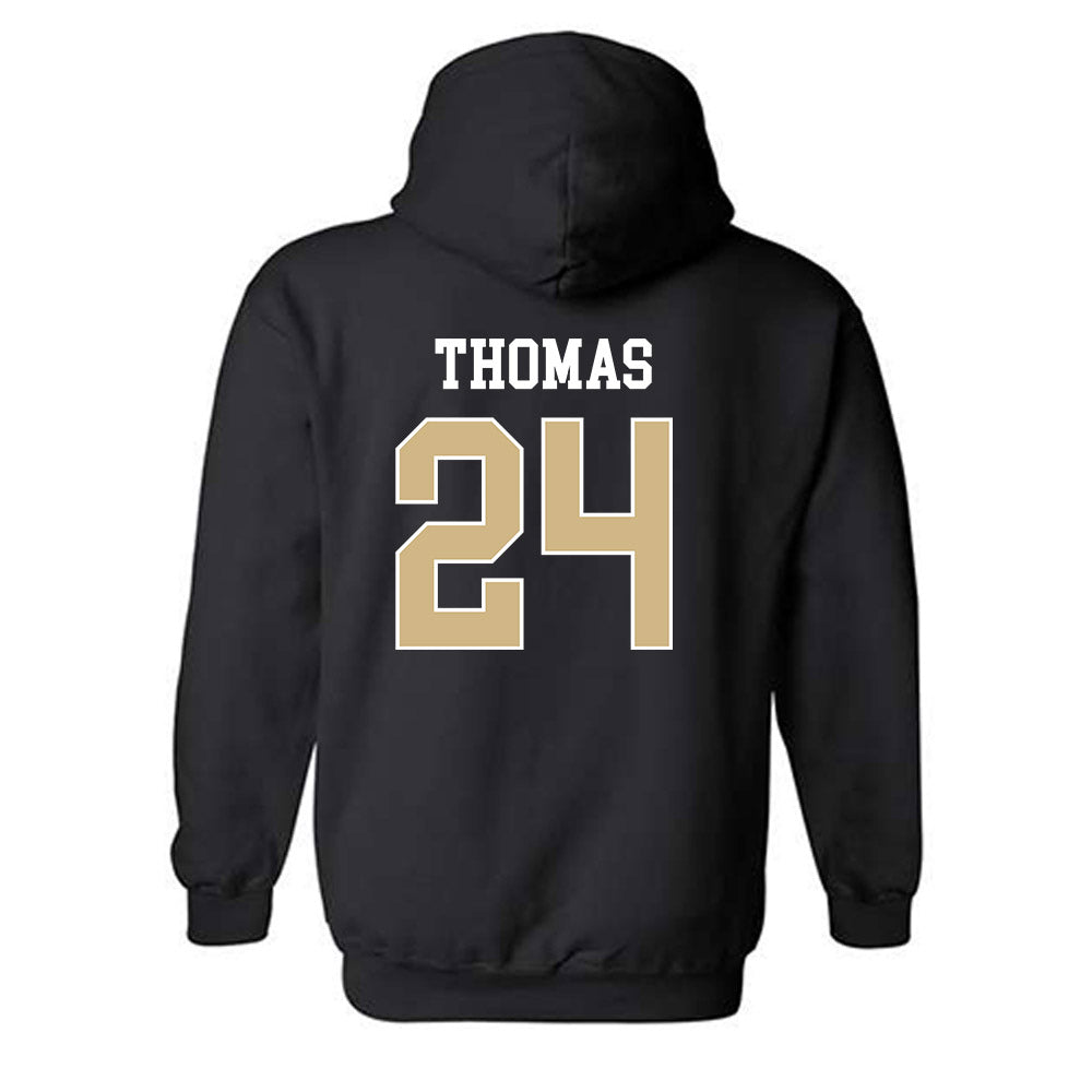 Purdue - NCAA Football : Malachi Thomas - Classic Shersey Hooded Sweatshirt-1
