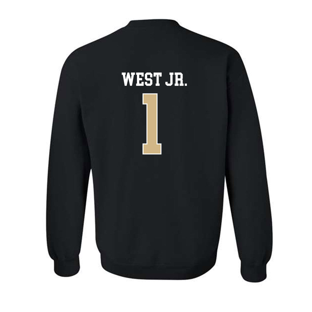 Purdue - NCAA Men's Basketball : Antione West Jr. - Classic Shersey Crewneck Sweatshirt-1