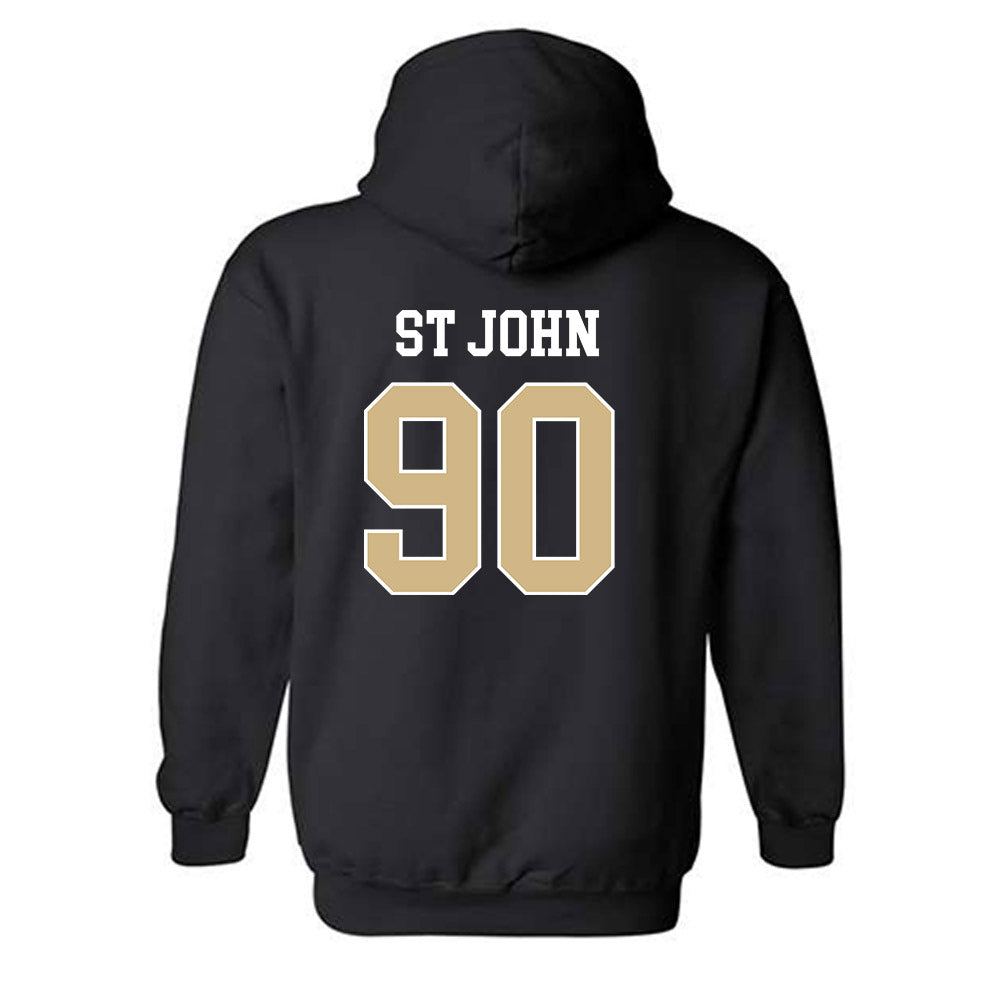 Purdue - NCAA Football : Elijah St John - Classic Shersey Hooded Sweatshirt-1