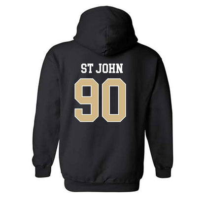 Purdue - NCAA Football : Elijah St John - Classic Shersey Hooded Sweatshirt-1