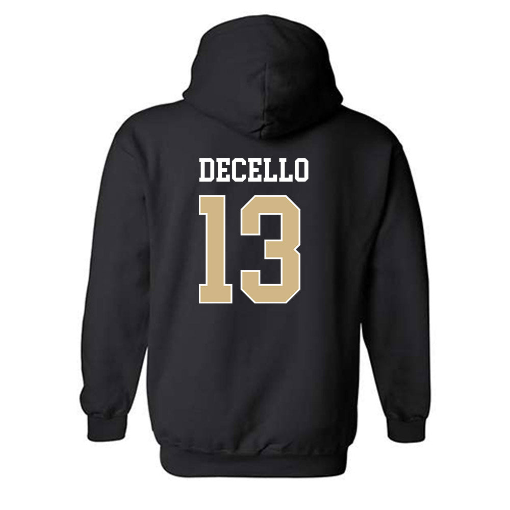 Purdue - NCAA Baseball : Sergio DeCello - Classic Shersey Hooded Sweatshirt-1