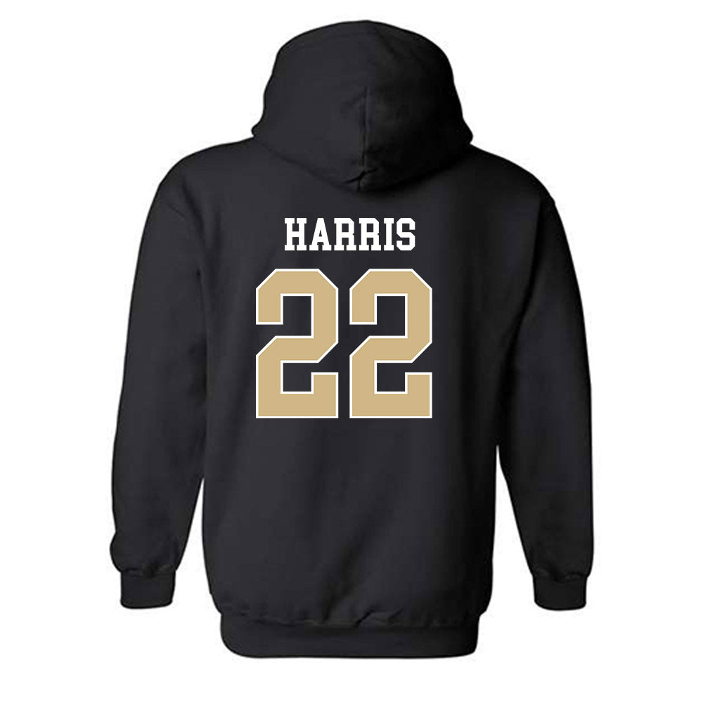 Purdue - NCAA Football : Antonio Harris - Classic Shersey Hooded Sweatshirt-1
