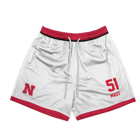 Nebraska - NCAA Men's Basketball : Rienk Mast - Shorts