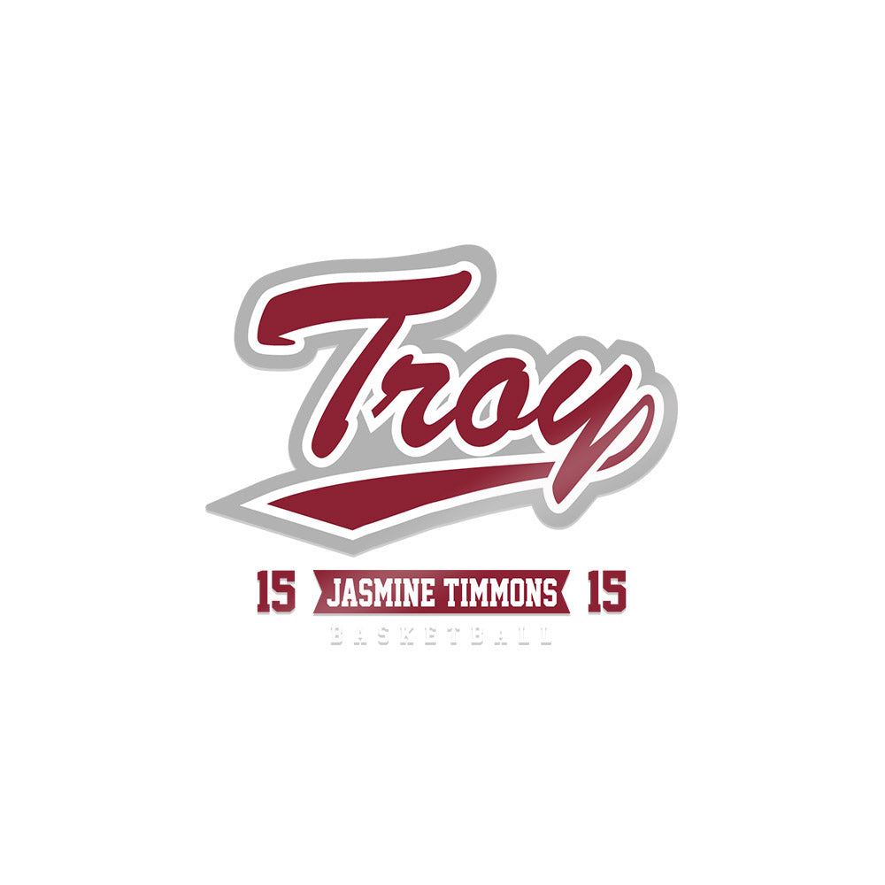 Troy - NCAA Women's Basketball : Jasmine Timmons - Sticker-0