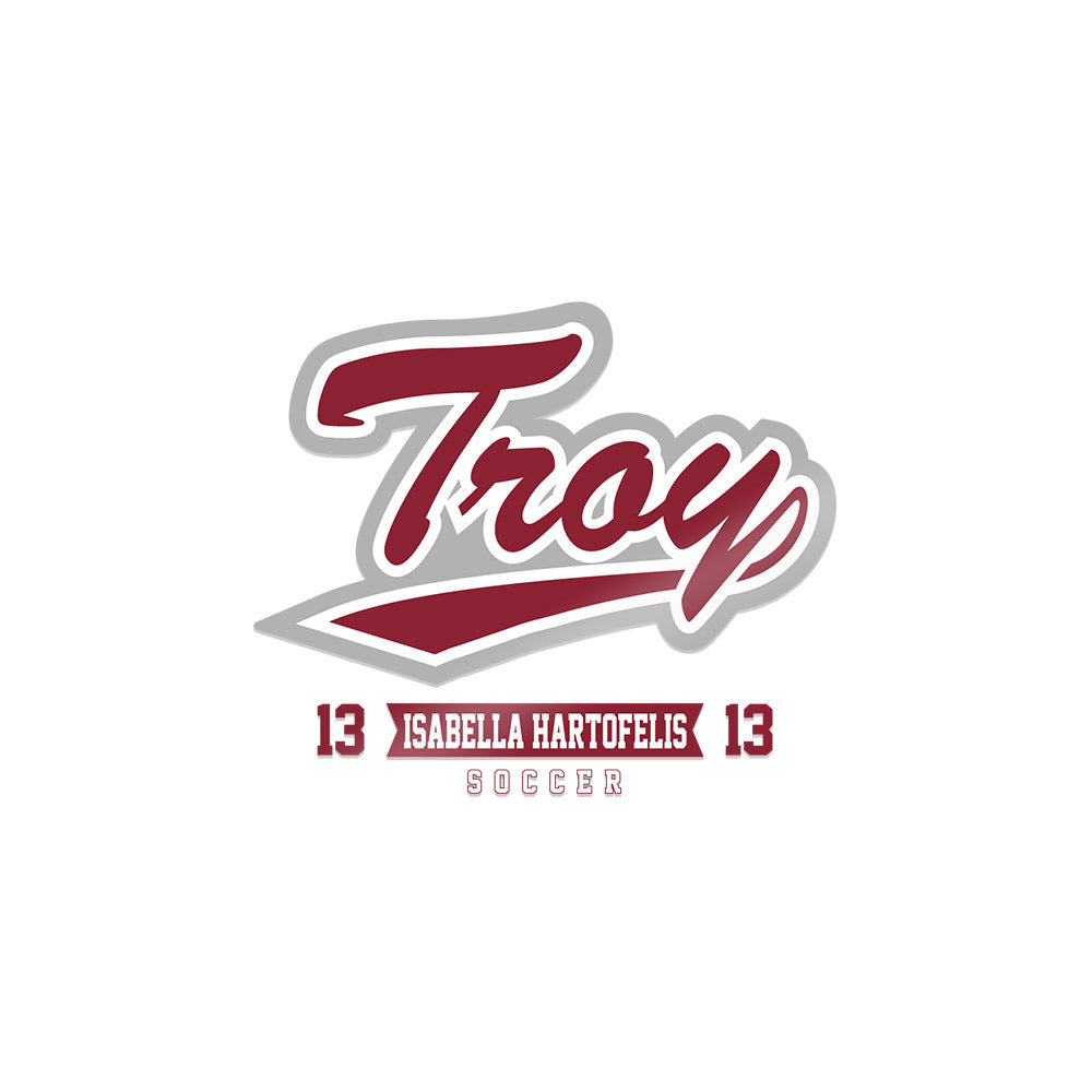 Troy - NCAA Women's Soccer : Isabella Hartofelis - Sticker-0