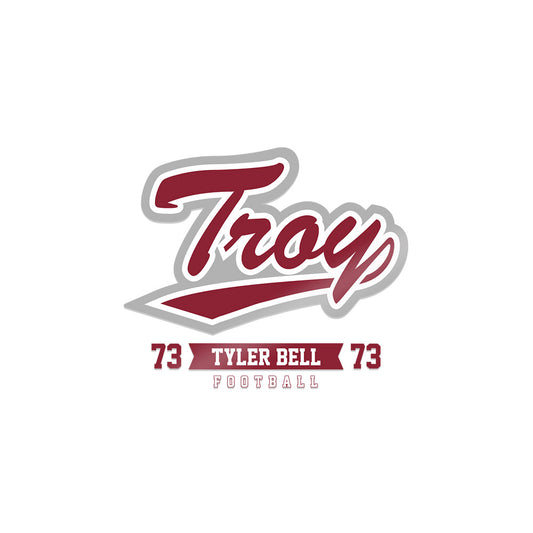 Troy - NCAA Football : Tyler Bell - Sticker-0