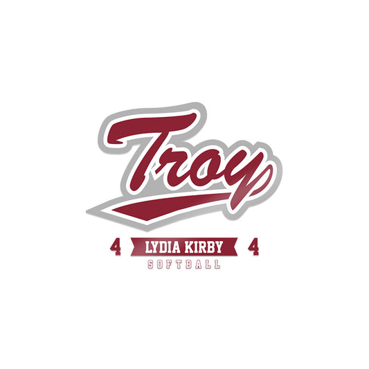 Troy - NCAA Softball : Lydia Kirby - Sticker-0
