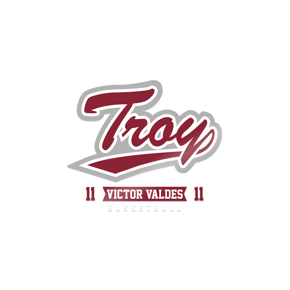 Troy - NCAA Men's Basketball : Victor Valdes - Sticker-0
