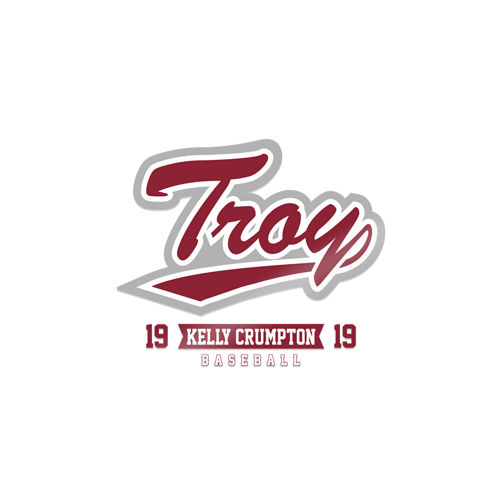 Troy - NCAA Baseball : Kelly Crumpton - Sticker-0