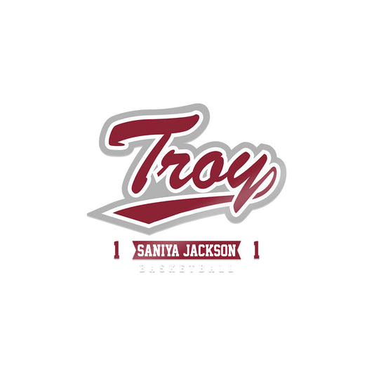 Troy - NCAA Women's Basketball : Saniya Jackson - Sticker-0